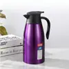 Cafetera de vacío de acero inoxidable, hervidor de agua caliente de gran capacidad, botella térmica para uso doméstico, hervidor aislado de 2L, servicio de entrega de regalos, hervidor de calefacción