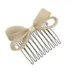 Pente de Cabelo com Laço de Rede e Grampo Estilo Coreano, Nova Ferramenta de Penteado para Controlar Fios Soltos, Pente Invertido da Moda, Presilha de Cabelo Elegante