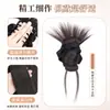 Presilha para Coque de Cabelo para Mulheres, Coque Baixo, Coque Flor, Coque Bigodes de Dragão, Argola de Cabelo, Tudo-em-Um, Penteado do Dia a Dia, Parte de Trás Completa da Cabeça