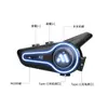 Auriculares Bluetooth Impermeables para Motocicleta Transfronterizos Casco Integral Batería de Larga Duración Entrega Auricular Bluetooth Inalámbrico para Casco Intercomunicador
