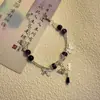 Pulsera Minimalista de Cristal para Mujer con Borlas de Cola de Pez, Atracción Turística Popular, Joyería Cultural y Creativa al por Mayor