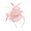 Acessórios de Cabelo Europeus e Americanos com Pena de Renda para Noivas, Véu Vintage Fascinator de Renda para Cabeça Atacado