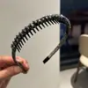 2025 Peine de Cristal Diadema para el Cabello para Mujer Lavado Facial Dientes de Peine Antideslizante Acabado de Cabello Roto Diadema para Celebración Cibernética Accesorios para el Cabello