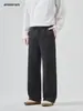 Pantalones de Lana Gruesos de Invierno para Hombre Apo, Negocio Transfronterizo, Casual, Holgados, Rectos, Caída Suave, Resistentes a las Arrugas