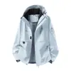 Chaqueta Térmica de Forro Polar Desmontable 3 en 1 de Grafeno, Abrigo de Dos Piezas Cortavientos e Impermeable para Trabajo al Aire Libre, Personalizable
