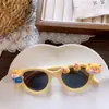 Gafas de Sol para Niños, Transparentes y Súper Lindas, Gafas con Protección Solar y Sombra, Estilo Nuevo, Modernas Gafas de Sol de Dibujos Animados para Niños y Niñas