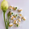 Calcomanía de Corazón de Melocotón Cuentas de Cerámica con Perlas Cuentas de Cerámica Estilo Chino Accesorios Hechos a Mano para DIY Pulsera Accesorios para Collar Material