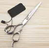 Tijeras de Peluquería Huo Xiaolong de 6.0 pulgadas, Tijeras de Corte de Pelo, Tijeras Rectas, Tijeras para Flequillo, Tijeras Deslizantes, Tijeras Entresacadoras