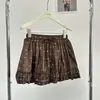 Falda de Lunares con Dobladillo Fruncido para el Trabajo de Niña Ruoxin, Falda Dulce de Otoño para Mujer con Cintura Elástica de Corbata, Falda de Capas Reductora de Edad