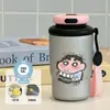 Nueva taza térmica y conservadora de frío, serie de pintura al óleo, un regalo para niños pequeños, portátil para uso en exteriores, taza de café moderna para estudiantes