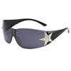 3354 Liquidación Estrella de Cinco Puntas Desmontable Estilo Europeo y Americano Y2K Estilo Futurista Unisex Amazon Más Vendido Gafas de Sol