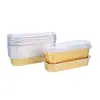 Papel de Aluminio Rectangular para Hornear Gas Freidora Cuadrada Placa Espesada Caja de Papel para Horno Bandeja de Papel Aire Rectangular Papel de Aluminio Freidora