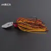 Atacado do Fabricante Escudo de Ferro Peça de Ruído Fio de Silicone Jig Homem Barba 12,5g Placa de Língua de Rocha Gancho de Cabeça de Chumbo Isca