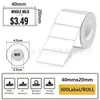 El papel de etiqueta térmica sintético a prueba de cuatro elementos es adecuado para el papel de impresora térmica Phomemo M110/M220/Chiteng 221B
