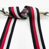 En stock, cinta de color azul, rojo y blanco con patrón denso 150D, accesorios para ropa, tira lateral, cuello trasero, borde cubierto, zapatos y sombreros, bolsos, bricolaje