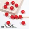 Cuentas Redondas de Colores Accesorios para Joyería DIY Cuentas Sueltas Hechas a Mano Arcoíris Color Completo Crema 10mm Accesorios para Pulseras Collares Cuentas