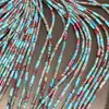 4X13mm tubo cilíndrico forma de pilar imperial cuenta tubular Piedra de Jaspe Impresión multicolor opcional