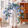 Trepadeiras de flores de rosa artificiais para portas decorativas, arranjos florais, locais populares para fotos, paredes de flores, paisagismo, guirlandas de rosas e mobiliário macio para áreas cênicas