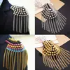 Corea del Sur personalidad remache tridimensional europeo y americano discoteca vintage remache broche punk cono puntiagudo remache borla charretera