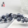 Beibei Fu cuentas sueltas de cristal de palomitas de maíz fantasma negro cuentas redondas semiterminadas joyería DIY con cuentas semiterminadas al por mayor