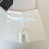 Pantalones cortos bóxer finos de verano para mujer, ropa interior de una pieza sin costuras de seda de hielo, shorts de tiro medio para realzar la cadera, transpirables y cómodos