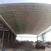 Toldo Retrátil Elétrico, Abrigo de Chuva para Corredor, Armazém Móvel, Tenda para Atividades de Fábrica, Toldo Elétrico Retrátil Controlado Remotamente