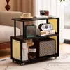 Carrinho Pequeno Simples, Mesinha de Centro Pequena para Sala de Estar, Mesinha Pequena Móvel, Mesinha Lateral de Sofá, Mesa de Canto, Mesinha Lateral Pequena, Simples e Multifuncional