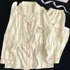 Pijama de Cachorro Lindo de Dibujos Animados Tamaño Grande para Mujer Primavera y Otoño Pantalones de Manga Larga Ropa de Casa Linda para Estudiantes Fabricante Stock Listo