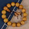 Pulseira de sândalo dourado material antigo extensão contas de madeira atacado pulseira da moda mogno texto brincar joias masculino e feminino texto brincar