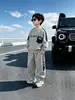 Conjunto de primavera y otoño para niños, conjunto de mezclilla, estilo coreano, conjunto de dos piezas moderno y elegante para niños, adecuado tanto para niños pequeños como mayores, para comercio electrónico transfronterizo