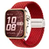 Aplicável para pulseira do relógio Huawei fit5 pro Pulseira de Relógio de Nylon Trançado com Fivela Magnética de Metal Huawei fit5/4/3