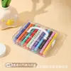 Canetas Marcadoras Acrílicas com Ponta Macia, Tipo Líquido Direto, Canetas Marcadoras de Cor para Artesanato DIY, Conjunto de 12 Cores, Canetas Coloridas para Desenho Infantil