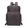 Mochila Retro para Hombre Piel de Primera Capa con Cera al Aceite Gran Capacidad Impermeable para Portátil de 15.6 Pulgadas Mochila Escolar Mochila Casual de Negocios