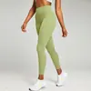 Pantalones de Yoga Pilates de Sensación Desnuda Transfronterizos para Mujer, de Cintura Alta con Control de Abdomen, Efecto Durazno, Pantalones Largos Deportivos Ajustados