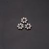 Acessórios para Joias DIY Prata Tibetana 6/8mm Base de Flor Espaçador Pingente Furo Reto Espaçadores em Cotovelo Contas Acessórios para Pulseira Colar Feitos à Mão