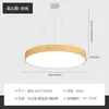 Luz hexagonal hueca de madera con veta de madera LED transfronteriza, luz con forma hexagonal, lámpara colgante redonda, adecuada para centros comerciales, supermercados y oficinas
