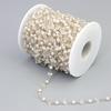 Corrente Acessórios DIY Corrente de Strass Enfeites de Diamante Antigo Decoração de Pérola Corrente de Diamante Feita à Mão Corrente de Contas de Cristal Acessórios de Vestuário