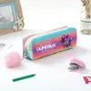 Grupo de Chicas Cazadoras Transfronterizas En Stock Estuche Arcoíris Brillante Estuche Brillante Papelería para Estudiantes Almacenamiento Bolsita para Lápices