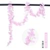 Simulação de Cordão de Flor de Glicínia para Casamento Yang Lan Cordão de Flor de Glicínia Cordão de Hortênsia Decoração de Teto para Salão de Casamento Cordão de Flor Yang Lan