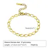 Pulsera Delgado Apilada de Cadena Cruzada Europea y Americana de Acero Inoxidable Pulsera Ojo de Diablo Oro de 18K Personalizada Accesorios Simples 0