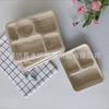 Fiambrera Biodegradable Personalizada de Fábrica con Múltiples Compartimentos 850 900 1000 1100ml Fiambrera para Llevar con Varias Especificaciones