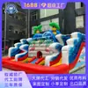 Tobogán Inflable de Palmera de PVC Grueso Juguete para Parque Acuático al Aire Libre