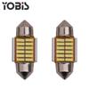 Foco LED para techo de coche Ubisse 4014 doble punta aluminio 31mm luz de lectura decodificación de corriente constante luz interior de coche