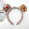 Diadema de galleta de dibujos animados al por mayor Niñas linda payaso comida postre bola Fiesta diadema de fiesta