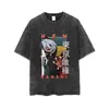Semillas de comida de Tokio ghouls Ropa de investigación Madera Dorada estudiante de anime camiseta de manga corta hombres y mujeres impresa desgastada ropa de verano t