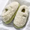 Pantuflas de algodón para mujer para uso exterior en invierno, nuevo modelo 2026, de felpa cálida para el hogar en interiores, de espalda cerrada, antideslizantes, zapatos de algodón para maternidad para mujer