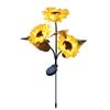 Lámpara de girasol con simulación solar, lámpara enchufable, impermeable para exteriores, lámpara decorativa para jardín, lámpara enchufable para césped