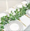Popular Rosa Artificial Transfronteriza Hojas de Vid de Halloween Decoración de Boda Decoración Colgante de Techo y Pared para el Hogar Hojas de Rosa