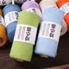 Hilo de Algodón Hueco Hilo de Algodón Puro Hilo de Algodón de Leche Bola de Hilo Fabricante Venta al por Mayor DIY Crochet Tejido Hilo Paquete de Material Peinado