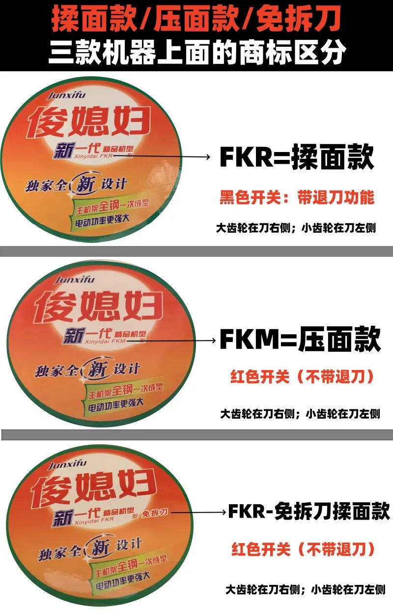三款机器区分